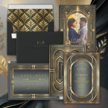 Glam Art Deco Wedding Suite