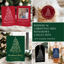 Whimsical Christmas Tree with Bows