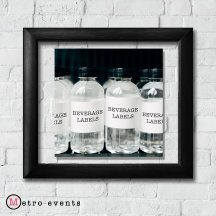 Beverage Labels for Parties & Events