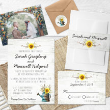 Sunflower Garden Wedding Collection