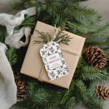 Holly Christmas Plant Berries Pattern 