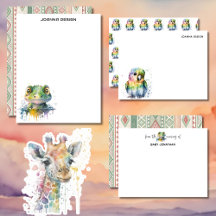 Watercolor Baby Animals