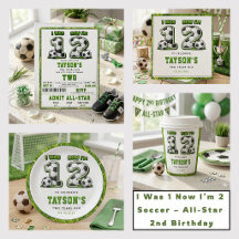 I Was 1 Now I’m 2 Soccer Birthday Collection