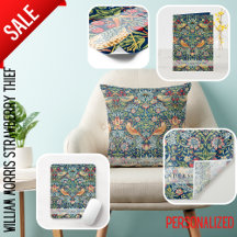 William Morris Birds Pattern Strawberry Thief