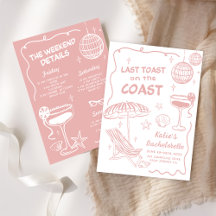 Pink Last Toast Bachelorette Party