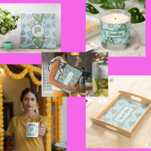 Colorful Watercolor Monstera Deliciosa Leaves