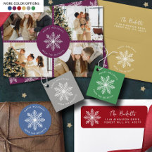 Festive Snowflake Christmas Holiday