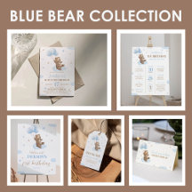 Blue Bear Birthday Party