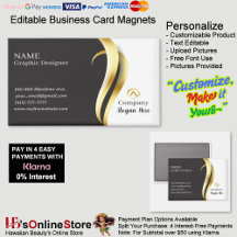  Business Card Company Small Business Magnet 