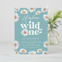 Watercolor Daisy 1st Birthday Collection