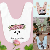 Cute Animal Themed Baby Bibs