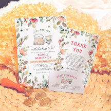 Time For Tea With The Bride To Be Bridal Shower