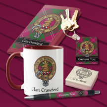 Clan Crawford Tartan and Crest Collection