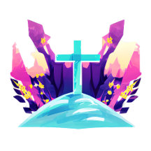 Christian Easter Cross