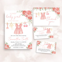Pink Boho Floral Baby Shower   BS57