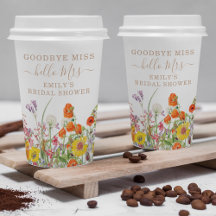 Goodbye Miss Hello Mrs Bridal Shower Wildflowers