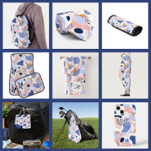 Colorful Abstract Organic Shapes Pattern