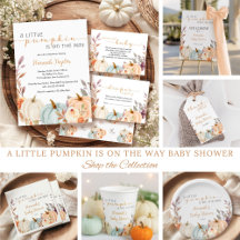 Little Pumpkin Fall Floral Baby Shower