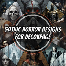 Gothic Horror Images for Decoupage