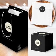 Black & White Small Business Logo Event Templates