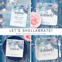 Let's Shellabrate Tropical Beach Baby Shower 