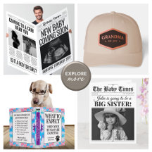 Pregnancy Announcements & Products