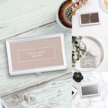 Monogrammed Business Card Cases