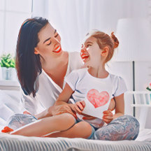 Modern vibrant color mother photo art