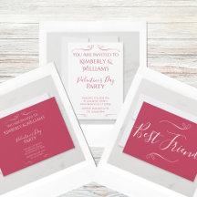Galentine's, Palentine's Party Invites Cards Gifts