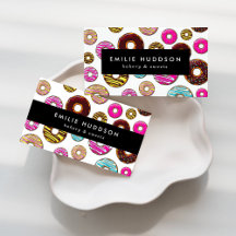 Colorful Donuts Business Cards Collection