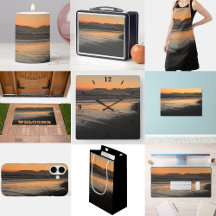 From Dusk Till Twilight At The Beach Photo Print