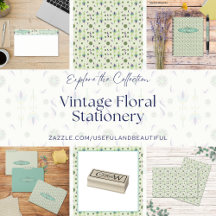 Vintage Floral Stationery