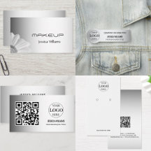 Blurred Grey Background Logo Business Corporate