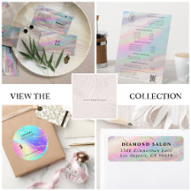 Holographic Iridescent Opal Stone