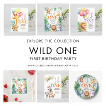 Wild One Jungle First Birthday Party