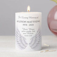 Elegant Angel Wings Memorial Collection