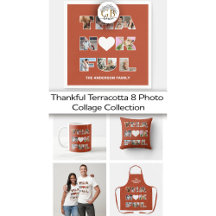 Thankful Terracotta 8 Photo Collage Collection