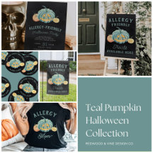 Halloween Teal Pumpkin Allergy Awareness