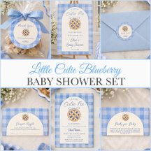 Little Cutie Blueberry Baby Shower Collection