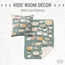 Kid's Room Decor with Cute Patterns
