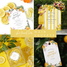 Budget Main Squeeze Lemon Wreath Bridal Shower