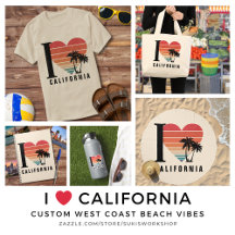 I ❤️ California - Custom West Coast Beach Vibes
