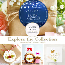 Bridal Shower Gift Stickers and Gift Tags