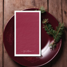 The  burgundy collection 