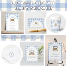 Locally Grown Boy Baby Shower