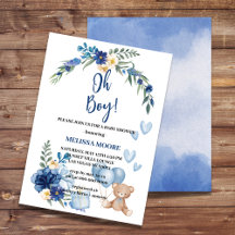 Watercolor Royal Baby Blue