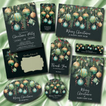 ELEGANT CHRISTMAS ORNAMENTS HOLIDAY COLLECTION