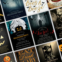 Halloween Party Invitations