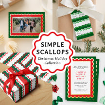 Simple Scalloped Holiday Collection