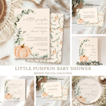Fall Little Pumpkin is on the Way Baby Shower